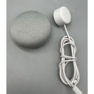 Google Home Mini Smart Speaker Assistant - Chalk (H0A)(Gen 1) - Tested